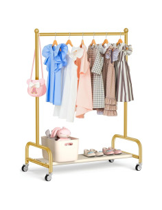 Rack de Disfraces para Niños Sleeping Lamb Dorado 114.3 cm