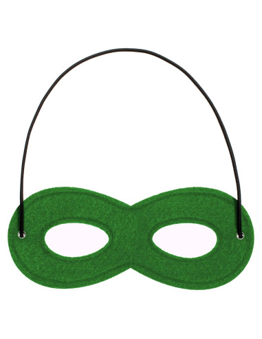 Máscara de Ojos de Superhéroe Verde Joy Join para Niños