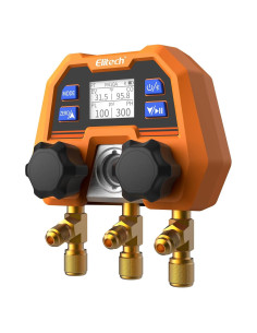 Manómetro Digital Elitech DMG-4B con Control APP y 140 Refrigerantes