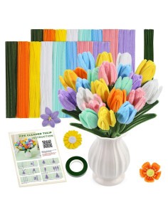 Kit de Limpiapipas ZXIIXZ 550 Pcs 8 Colores Manualidades