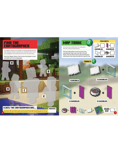 Minecraft Sticker Adventure: Treasure Hunt: A brand-new official sticker book containing hours of fun for kids