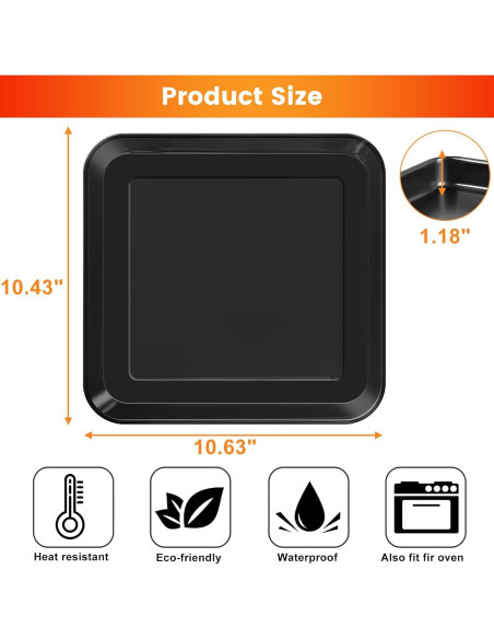 Molde para Hornear 26.9x26.4cm GWY Antiadherente para Horno Breville Molde para Hornear 26.9x26.4cm GWY Antiadherente para Horno Breville