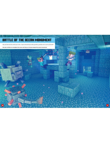 Minecraft Sticker Adventure: Treasure Hunt: A brand-new official sticker book containing hours of fun for kids