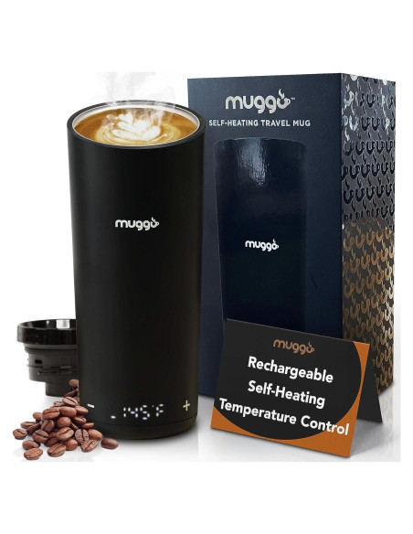 Taza de Café Autocalentable Muggo V10 12 oz USB-C