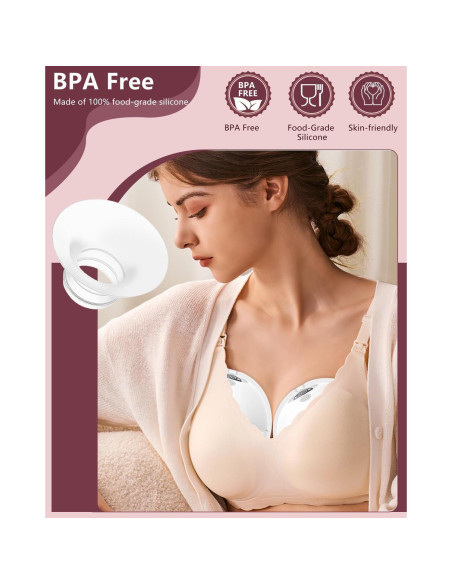 8 Inserto de Brida 13mm IVARONAL para Extractores de Leche