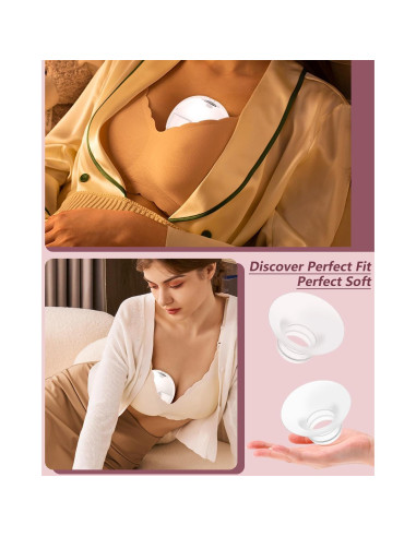 8 Inserto de Brida 13mm IVARONAL para Extractores de Leche