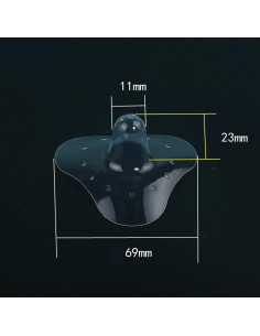 Protectores de Pezones para Lactancia Silicona 20mm - 2 Unidades 2