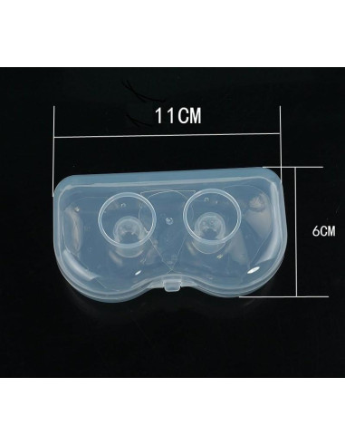 Protectores de Pezones para Lactancia Silicona 20mm - 2 Unidades