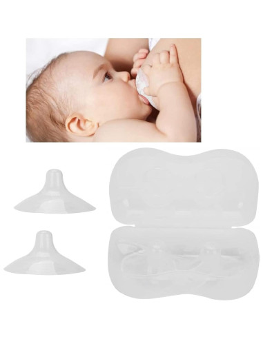 Protectores de Pezones para Lactancia Silicona 20mm - 2 Unidades