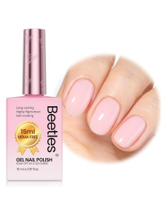 Esmalte de Uñas Gel Rosa Nude Beetles 15ml Libre de HEMA