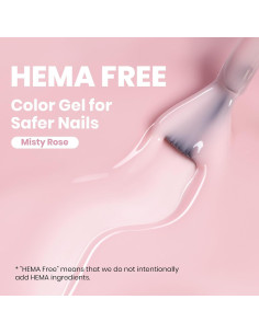 Esmalte de Uñas Gel Rosa Nude Beetles 15ml Libre de HEMA 2