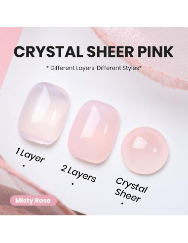 Esmalte de Uñas Gel Rosa Nude Beetles 15ml Libre de HEMA