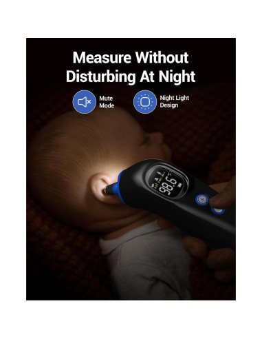 Termómetro de oído Femometer ET108 con sonda precalentada