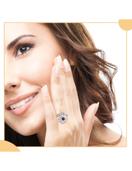 MTLEE 12 Anillos Antiestrés Giratorios y Sensoriales Unisex