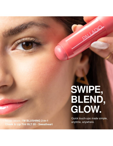 Tinte 2-en-1 para Mejillas y Labios Palladio Delicado