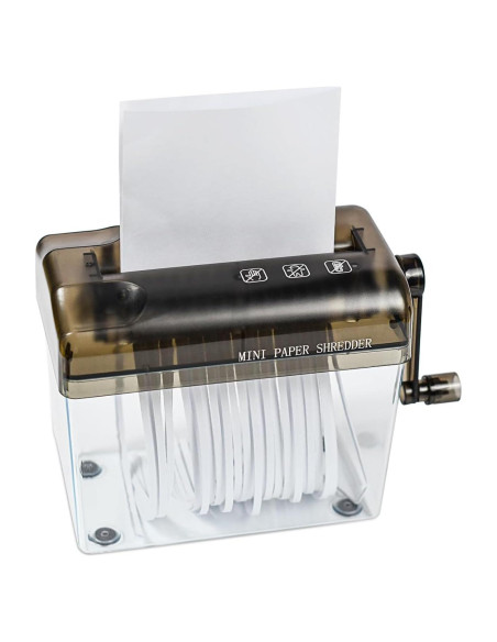 Mini Trituradora Manual de Papel JIKIOU A4 400g