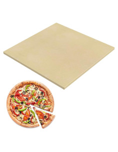 Piedra para Pizza Cuadrada SafBbcue 33.5x33.5cm para Horno