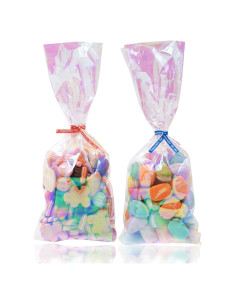 Bolsas de Celofán Holográficas Ctoiotc 10x22 cm - 100 Piezas