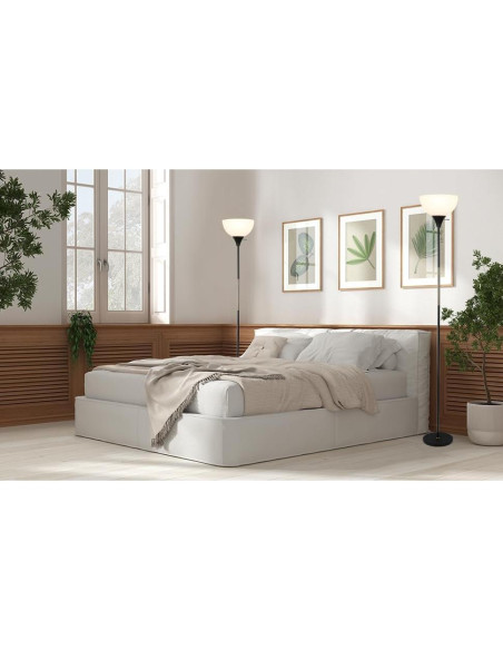 Lámpara de Pie Regulable LALISU LED 3 Niveles Brillo Negro