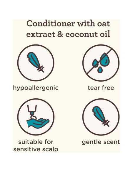 Acondicionador Rizado Aveeno Kids 354 ml - Hipoalergénico