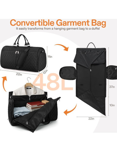 Bolsa de Viaje Duffle Convertible SBS Impermeable 50.8x30.5cm