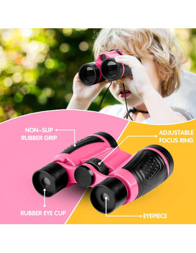 Kit de Exploración INNOCHEER para Niños 3-12 Años Camuflaje Rosa