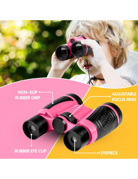 Kit de Exploración INNOCHEER para Niños 3-12 Años Camuflaje Rosa