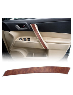 Cubierta de Manija de Puerta Marsrut para Toyota Highlander 2008-2013, Grano de Madera