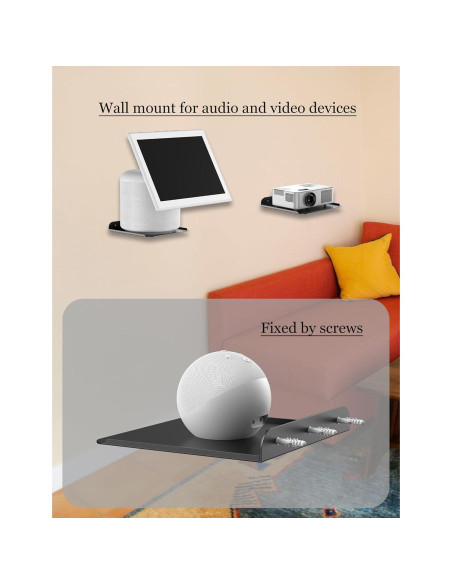 Estante de Pared Metal Universal NOTMBESTM para Altavoces y Proyectores Estante de Pared Metal Universal NOTMBESTM para Altavoces y Proyectores
