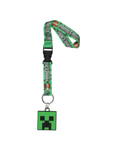 Correa de Muñeca Bioworld Minecraft Creeper con Colgante