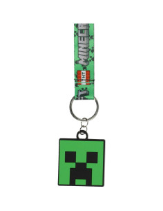 Correa de Muñeca Bioworld Minecraft Creeper con Colgante 2