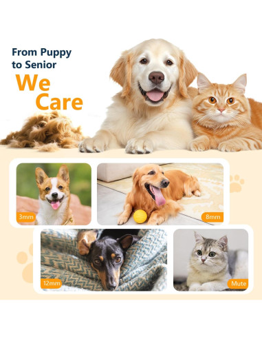 Cortadora Inalámbrica de Perros ZelingHTL G7 Titanio 55dB