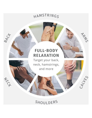 Masajeador de Vibración Corporal Portátil HoMedics HHP-120, 3 Accesorios