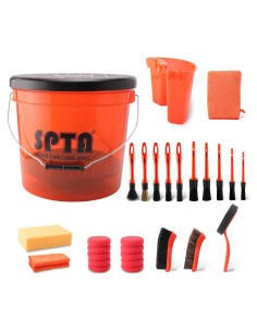 Set de Lavado de Autos SPTA 29 Piezas Cubo 15L con Filtro