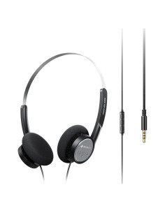 Auriculares On-Ear FiiO Wind 40mm HiFi con Micrófono Negro