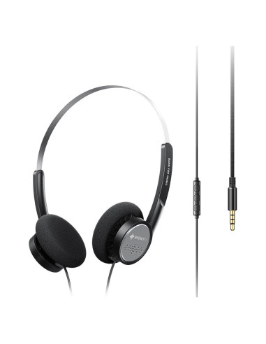 Auriculares On-Ear FiiO Wind 40mm HiFi con Micrófono Negro