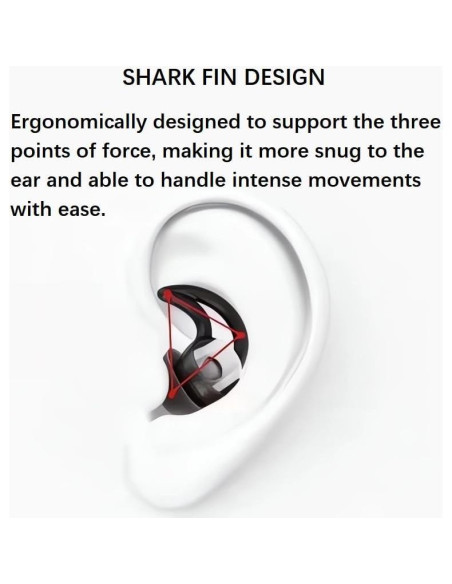 Consejos de Auriculares CYADCI Silicona Aislamiento Ruido 3 Pares