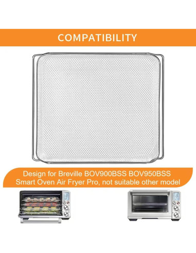 Cesta de Freidora de Aire GXF para Horno Tostador Breville 41.9x29.7 cm