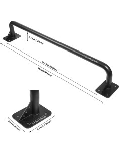 Barra de Dominadas Purife para Puerta, Soporta 227 kg, Acero 2