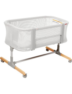 Cuna para Bebé Skip Hop 2-en-1 Lateral e Independiente Gris 2