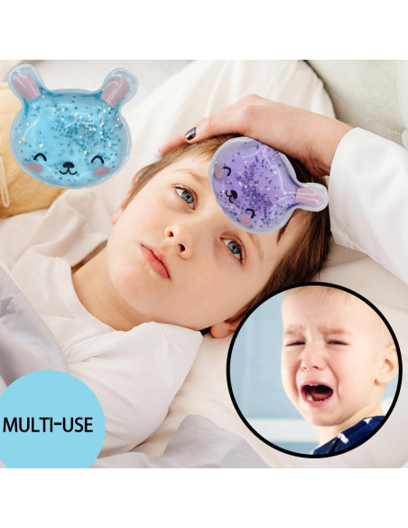 Bolsa de Hielo Reutilizable Boo Boo para Niños 4 Pcs 9.7x8.1cm