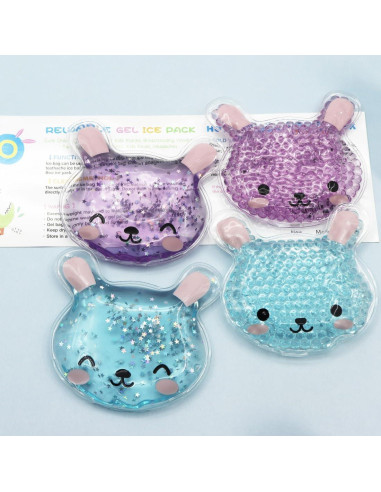 Bolsa de Hielo Reutilizable Boo Boo para Niños 4 Pcs 9.7x8.1cm