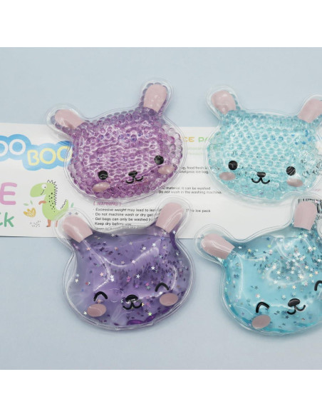 Bolsa de Hielo Reutilizable Boo Boo para Niños 4 Pcs 9.7x8.1cm