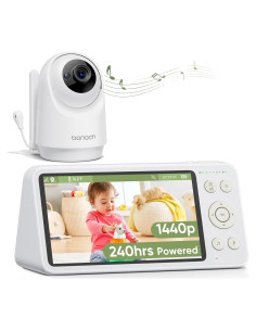 Monitor para Bebés Bonoch 5.5" 1440p Sin WiFi 240h Batería