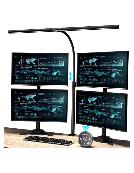 Lámpara de Escritorio EYOCEAN 80 cm 24W Regulable con Sensor