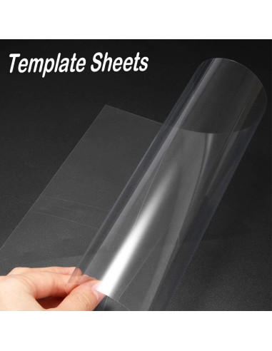 15 Hojas Plantillas Mylar ArtCute 30x30 cm 4 Mil para Corte