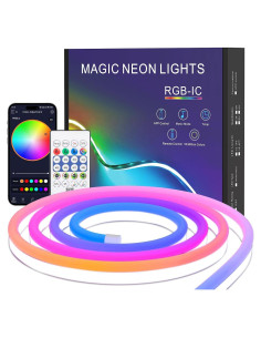 Tira de LED Neón RGB+IC 1m TK99SW Impermeable USB