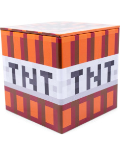 Caja de Almacenamiento Minecraft TNT 10.16 cm Metal Organizador 2