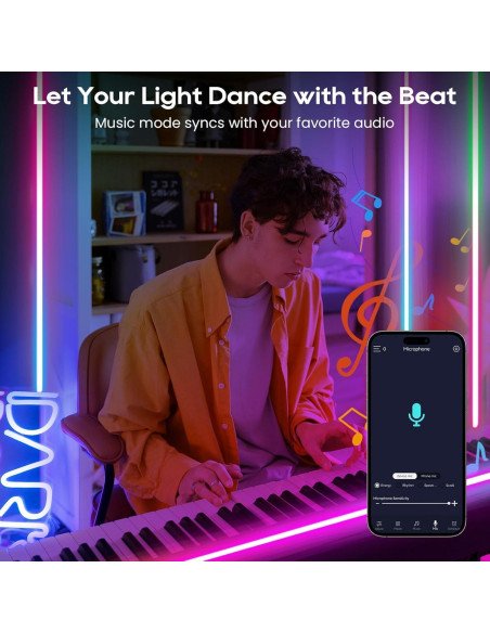 Tira de LED Neón RGB+IC 1m TK99SW Impermeable USB Tira de LED Neón RGB+IC 1m TK99SW Impermeable USB