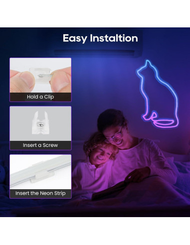 Tira de LED Neón RGB+IC 1m TK99SW Impermeable USB